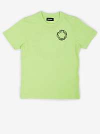 Svetlozelené chlapčenské tričko s potlačou Diesel