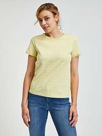 Svetlozelené dámske vzorované tričko Tom Tailor