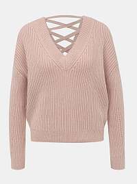 Tally Weijl svetlo ružový dámsky sveter