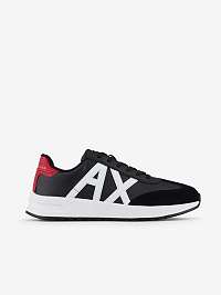 Tenisky, espadrilky pre mužov Armani Exchange - čierna, biela