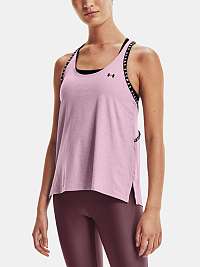 Tielko Under Armour Knockout Mesh Back Tank - ružové