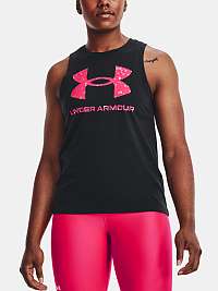 Tielko Under Armour Live Sportstyle Graphic Tank - čierna