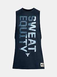 Tielko Under Armour PJT ROCK SWEAT EQUITY TNK - tmavo modrá