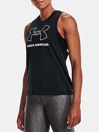 Tielko Under Armour UA SPORTSTYLE LOGO TANK - čierna