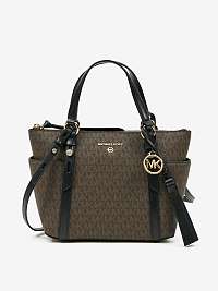 Tmavě hnědá crossbody kabelka Michael Kors Sullivan