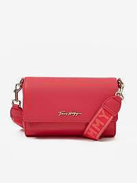 Tmavo ružová dámska crossbody kabelka Tommy Hilfiger