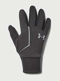 Tmavo šedé rukavice Under Armour SS CGI Run Liner Glove