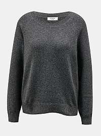 Tmavo šedý sveter Jacqueline de Yong