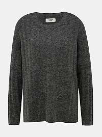 Tmavo sivý sveter s prímesou vlny Jacqueline de Yong Nine