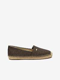 Tmavohnedé dámske vzorované espadrilky Michael Kors Kendrick