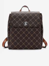 Tmavohnedý vzorovaný batoh Tamaris Anastasia Lock