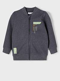 Tmavomodrá chlapčenská mikina na zips name it Beas