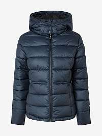 Tmavomodrá dámska prešívaná zimná bunda Pepe Jeans Camille