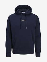 Tmavomodrá mikina s kapucňou Jack & Jones New State