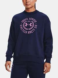 Tmavomodrá mikina Under Armour Rival Fleece Crest Grp Crew