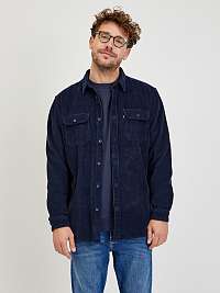 Tmavomodrá pánska menčestrová košeľa Levi's® Jackson Worker