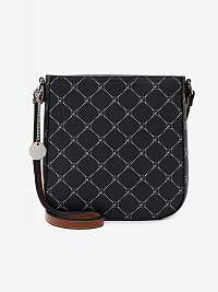 Tmavomodrá vzorovaná crossbody kabelka Tamaris Anastasia
