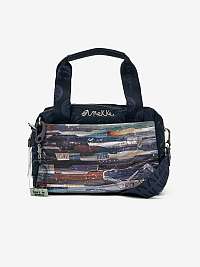 Tmavomodrá vzorovaná crossbody taška Anekke Iceland Ocean