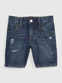 Tmavomodré chlapčenské džínsové šortky GAP '90s loose Washwell