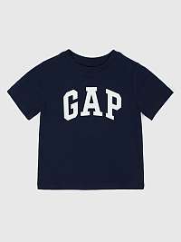 Tmavomodré chlapčenské tričko s logom GAP GAP
