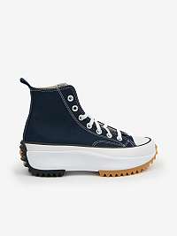 Tmavomodré dámske členkové tenisky Converse Run Star Hike
