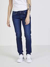 Tmavomodré dámske džínsy Pepe Jeans Soho