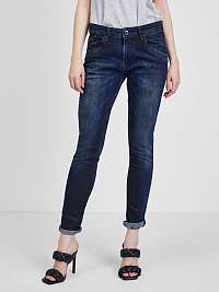 Tmavomodré dámske skinny fit džínsy Pepe Jeans Jett