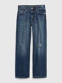Tmavomodré dievčenské džínsy GAP