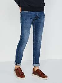 Tmavomodré pánske džínsy skinny fit Replay 573 Bio Jondrill Jeans