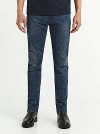Tmavomodré pánske slim fit džínsy Celio C25 Powerflex