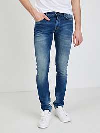 Tmavomodré pánske slim fit džínsy Pepe Jeans Stanley