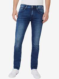 Tmavomodré pánske slim fit rifle Pepe Jeans Track