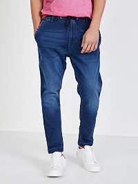 Tmavomodré pánske straight fit rifle Pepe Jeans New Johnson