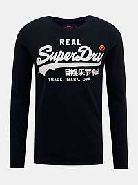Tmavomodré pánske tričko Superdry