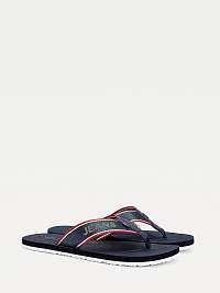 Tmavomodré pánske žabky Tommy Hilfiger Footbed Beach Sandal