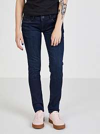 Tmavomodré rovné džínsy Pepe Jeans new Brooke