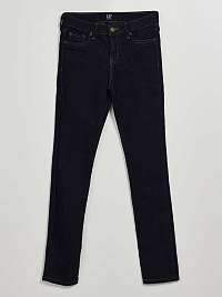 Tmavomodré úzke indigové džínsy pre dievčatá GAP