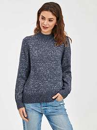 Tmavomodrý dámsky sveter s melírom GAP