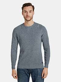 Tmavomodrý pánsky sveter Tom Tailor