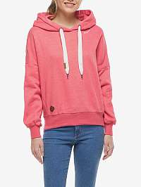 Tmavoružová dámska mikina s kapucňou Ragwear Hodby