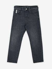 Tmavosivé chlapčenské džínsy Tom Tailor