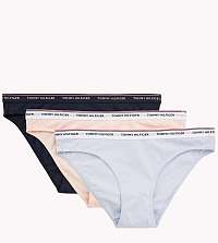 Tommy Hilfiger 3 pack farebných nohavičiek Bikini  - XS