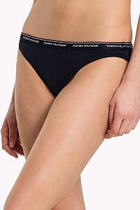 Tommy Hilfiger 3 pack tmavo modrých nohavičiek Bikini