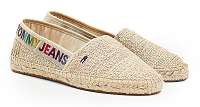 Tommy Hilfiger béžové espadrilky Rainbow Branding Espadrille