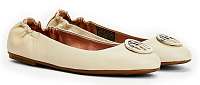Tommy Hilfiger béžové kožené balerínky Basic Leather Ballerina