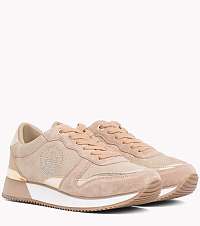 Tommy Hilfiger béžové tenisky Tommy Stud City Sneaker Dark Taupe -