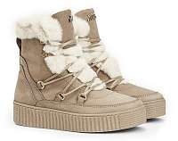 Tommy Hilfiger béžové topánky Tommy Warm Lined Lace Up Bootie Beige