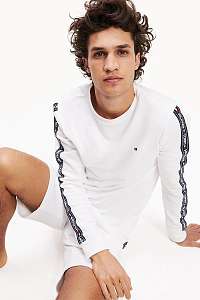 Tommy Hilfiger biela pánska mikina Track Top LS HWK - XL