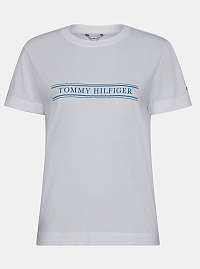 Tommy Hilfiger biele dámske tričko s potlačou