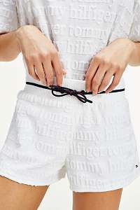 Tommy Hilfiger biele domáce kraťasy Track Short White